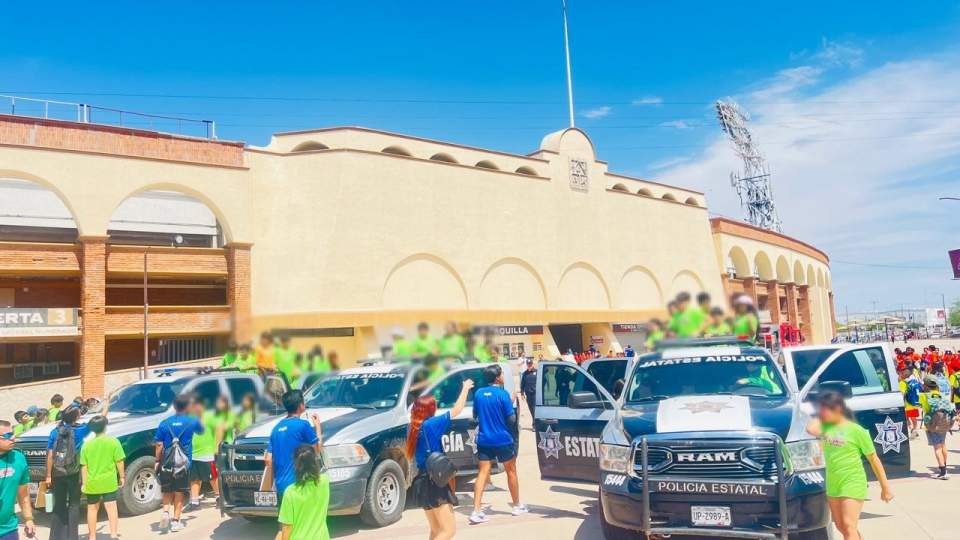 Participa Policía Estatal en campamentos de verano del Gobierno de Sonora en Hermosillo